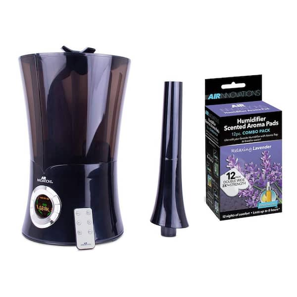 Unbranded Ultrasonic Cool Mist Humidifier with Refills (12-Pack)