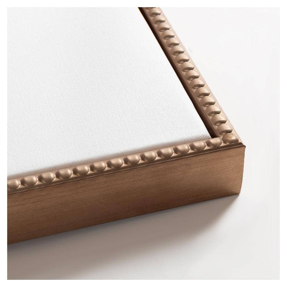 Textured Facades IV Abstract Canvas Print with Bronze Frame