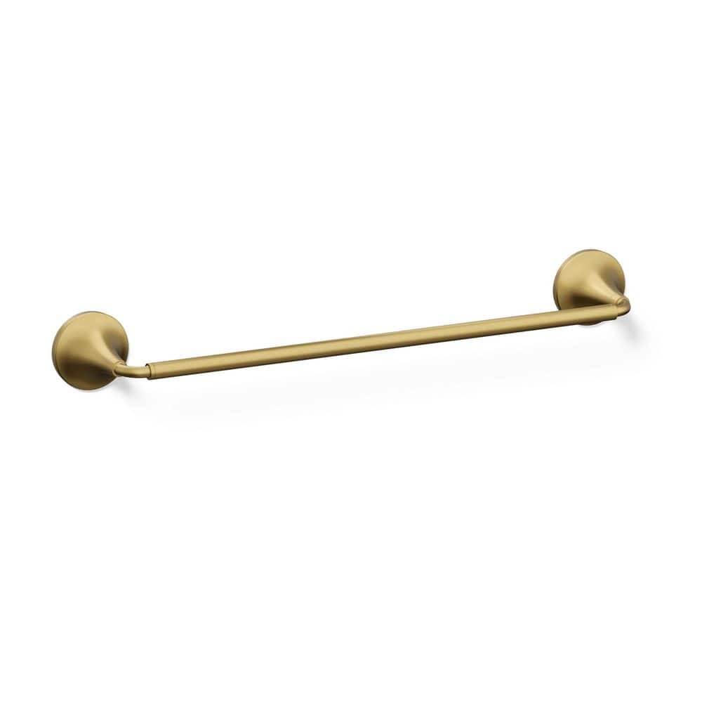 Tone 18 in. Single Towel Bar in Vibrant Brushed Moderne Brass price history on PriceWatchPro