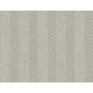 60.75 sq. ft. Tedlar Cafe Au Lait Throw Knit High Performance Vinyl Unpasted Wallpaper Roll