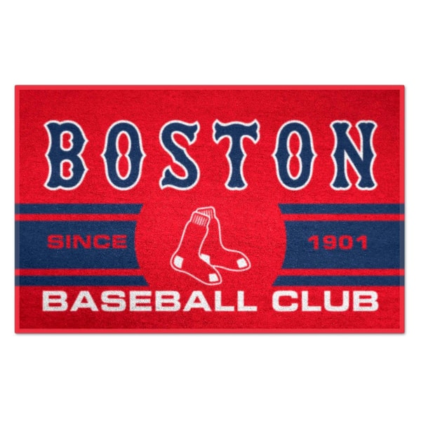 MLB Boston Red Sox Blue 2 ft. x 3 ft. Area Rug