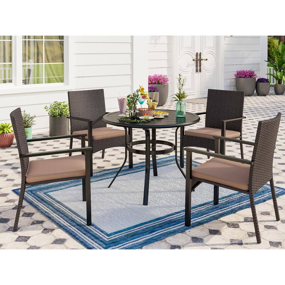 bennington 5 piece dining set with cushions