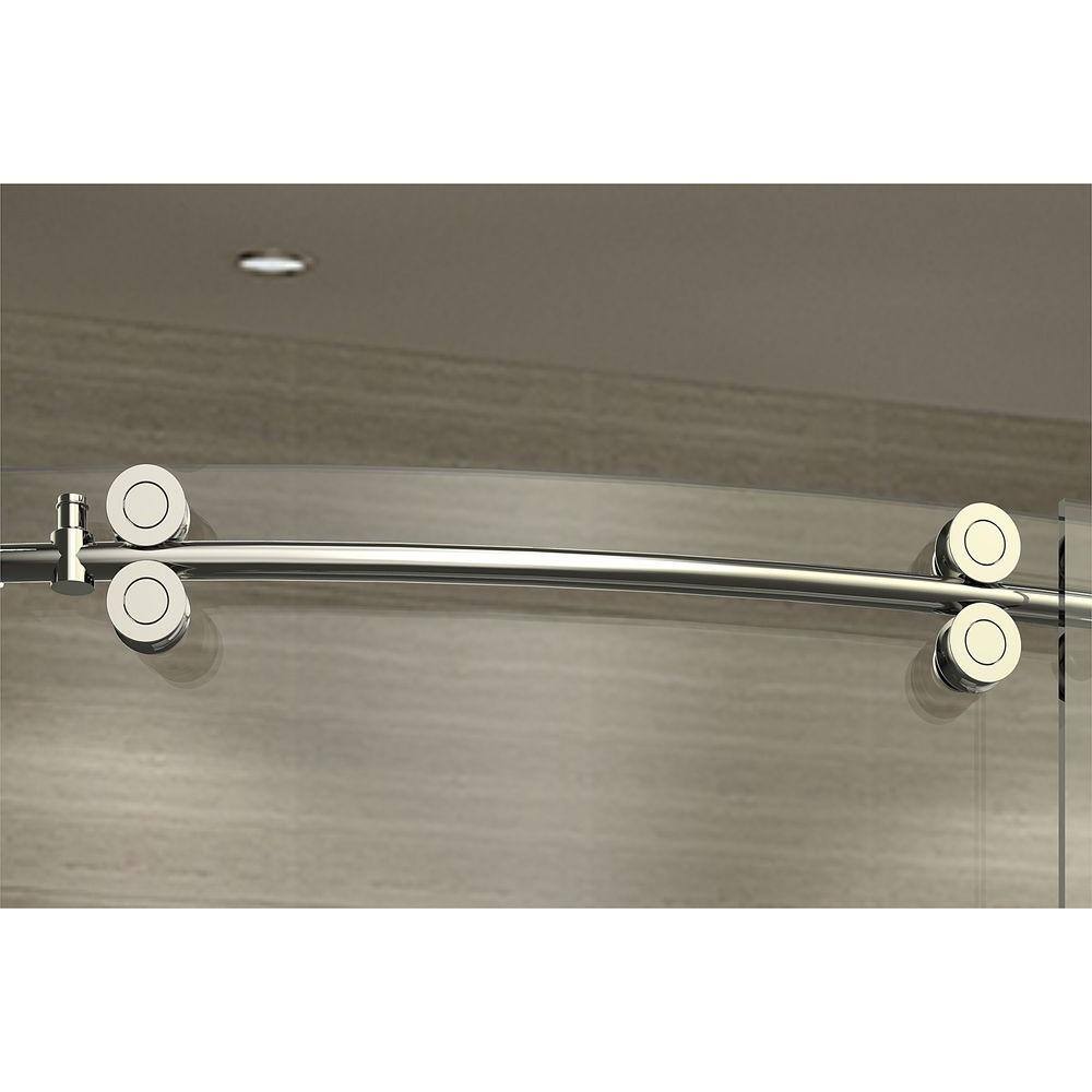 ZenArch 60" Frameless Clear Glass Sliding Shower Door