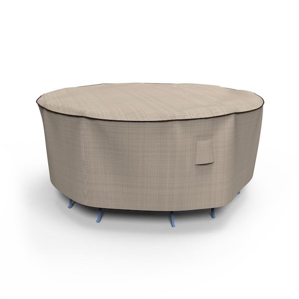 Budge StormBlock Mojave Small Black Ivory Round Table and Chairs Combo Cover