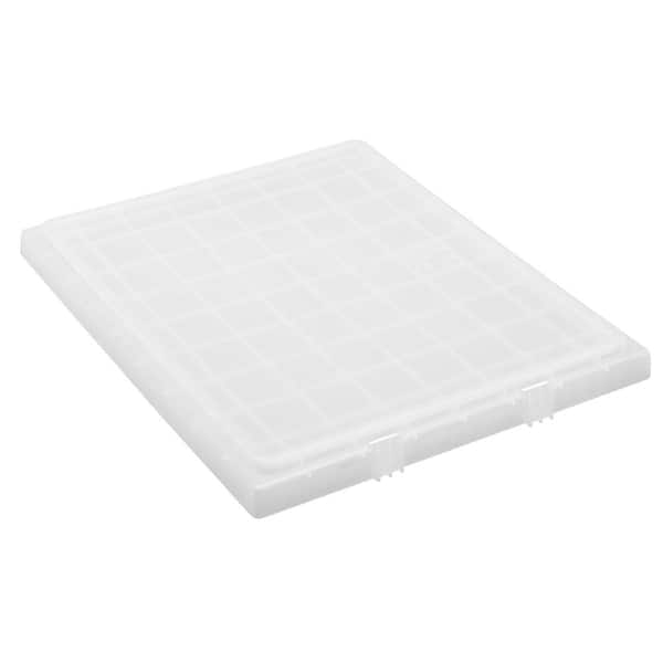 QUANTUM STORAGE SYSTEMS 8.9 Gal. Genuine Stack and Nest Tote Lid for SNT190 in Clear (6-Pack)