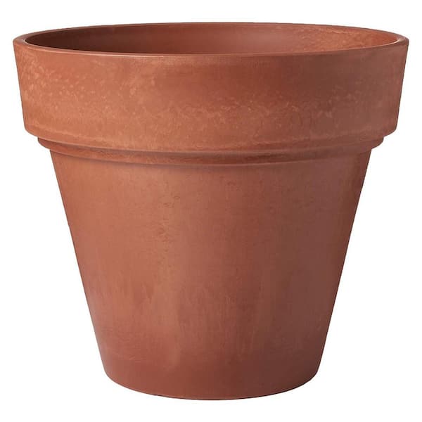 Arcadia Garden Products Traditional 14 in. x 13 in. Terra Cotta PSW Pot