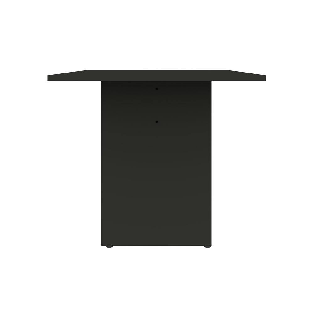 67.91" Gray MDF Modern Rectangular Dining Table