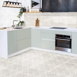 Barcelona Decor Sants 5-7/8 in. x 5-7/8 in. Porcelain Floor and Wall Take Home Tile Sample