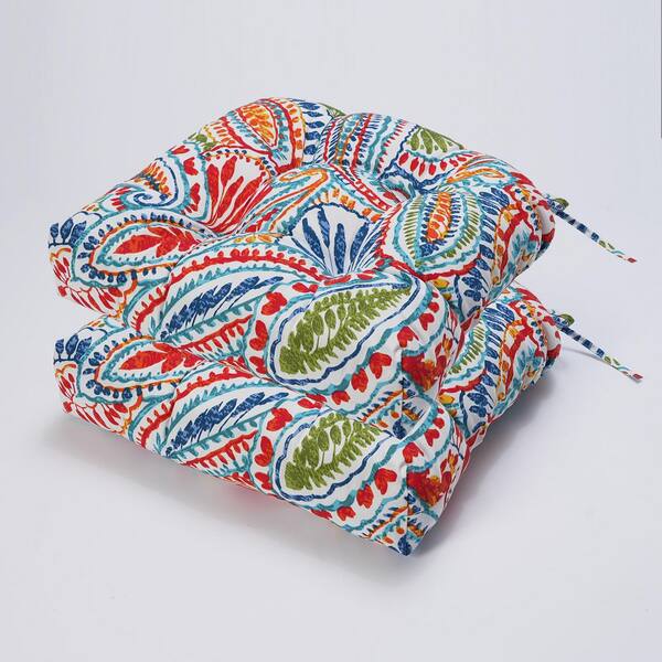 TIRAMISUBEST 18.11" W x 5" H 2Piece Dining Chair Replacement Cushion