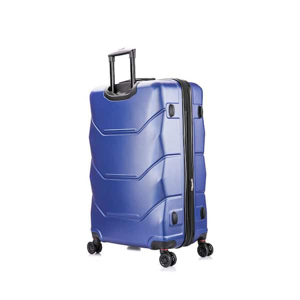 DUKAP Zonix 30 in. Blue Lightweight Hardside Spinner Suitcase DKZON00L BLU The Home Depot