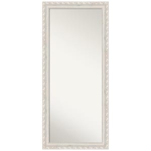 Opera Off White 29.5 in. W x 65.5 in. H Non-Beveled Traditional Rectangle Wood Framed Full Length Floor Leaner Mirror