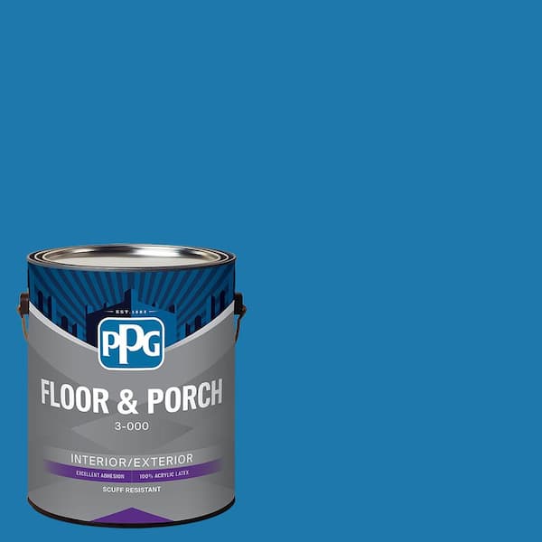 PPG 1 gal. PPG1239-6 North Sea Satin Interior/Exterior Floor and Porch Paint