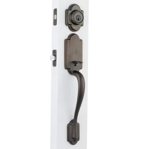 Kwikset Arlington Venetian Bronze Single Cylinder Door Handleset