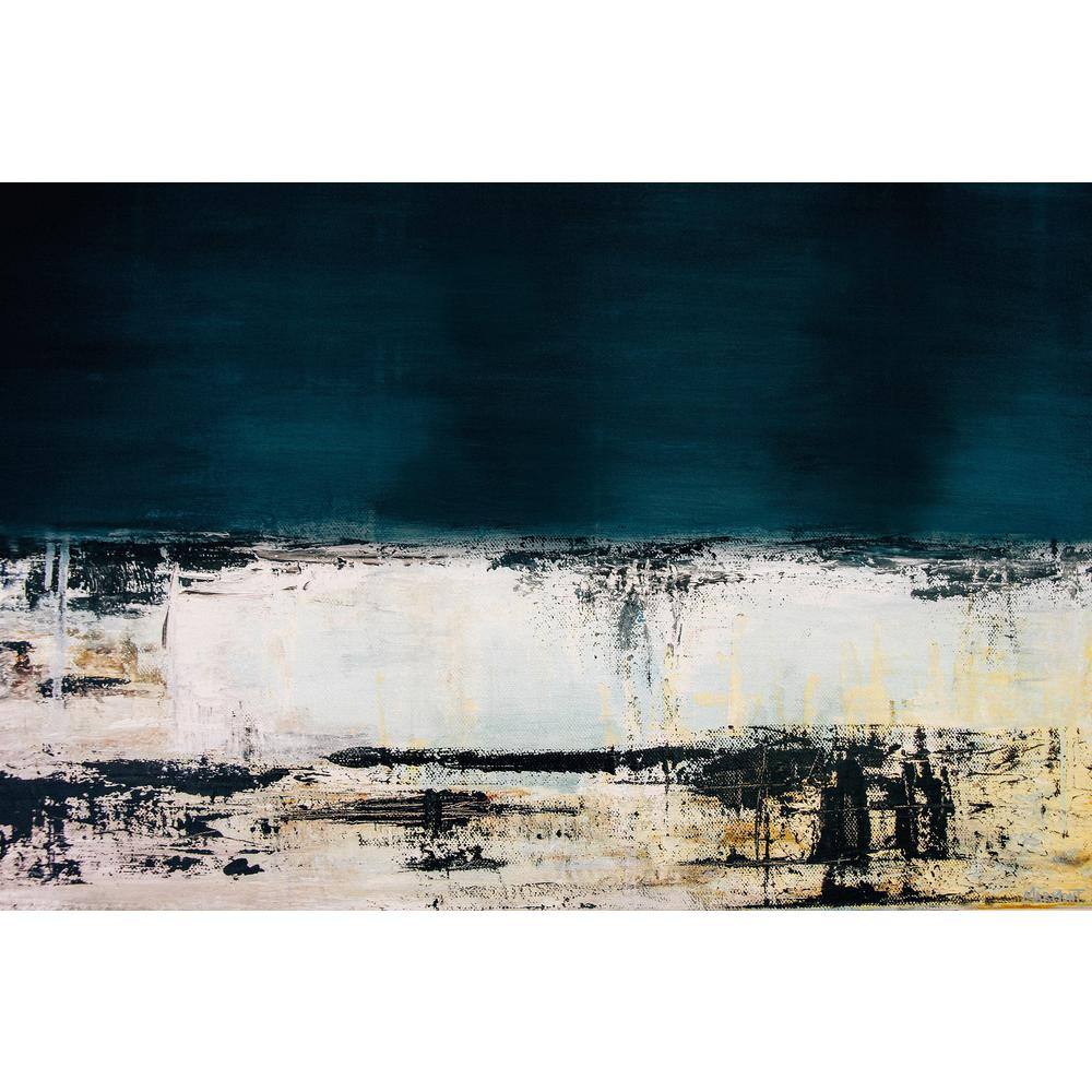 Dark and Stormy by Marmont Hill Unframed Canvas Abstract Art Print 12 in. x