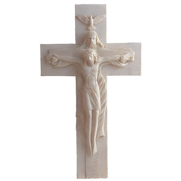 15.5 in. H Jesus Cross Atrio with God Crucifixion Holy Wall