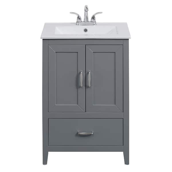 Twin Star Home 24 in. W x 18.13 in D x 34 in. H Bath Vanity in 