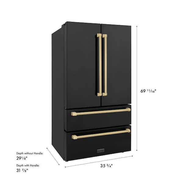 ZLINE Kitchen and Bath Autograph Edition 36 in. 4-Door French Door