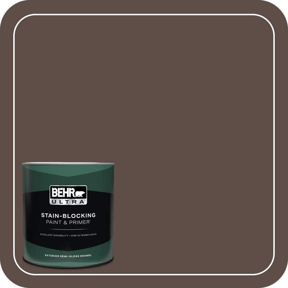 1 qt. #PPH-74 Espresso Coffee Semi-Gloss Enamel Exterior Paint & Primer price history on PriceWatchPro