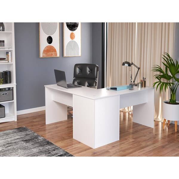 white l shaped desk near me