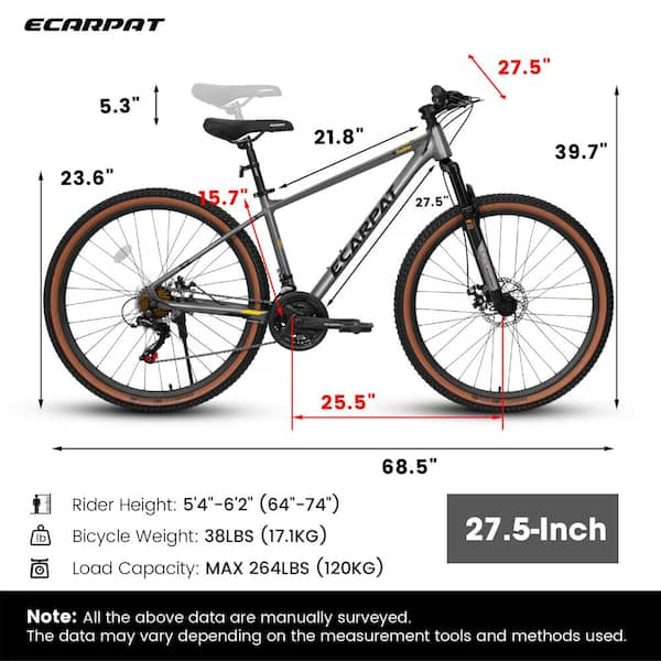 27 inch frame mountain bike sale