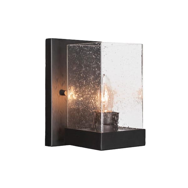 Unbranded Kingsport 1-Light Espresso Wall Sconce