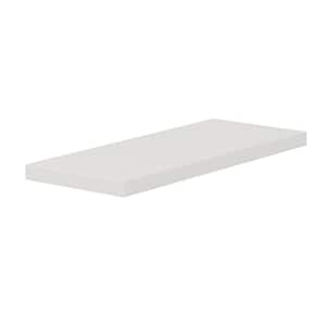 30 in. W x 1.5 in. H x 12 in. D Littleton Painted Gray Floating Shelf with Mounting Bracket