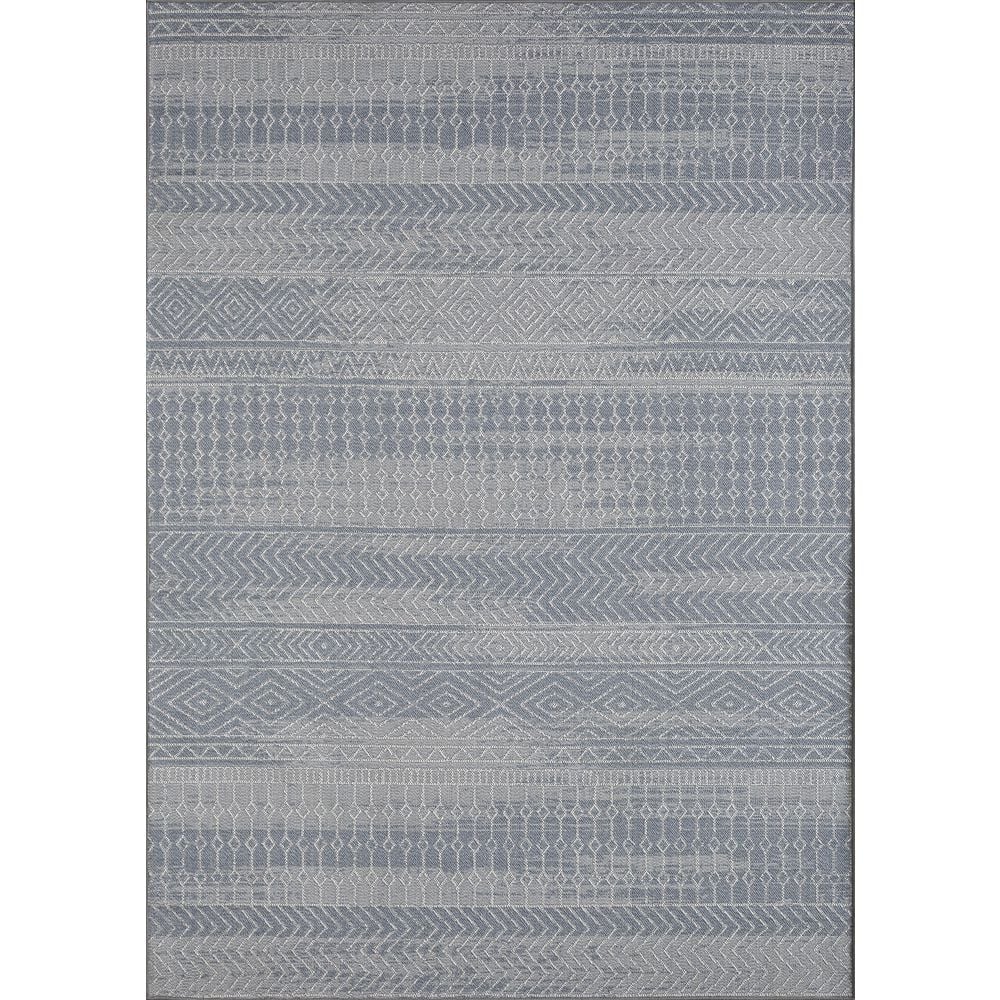 Breyleigh Canderz Blue 9 ft. 10 in. x 12 ft. 10 in. Tribal Polypropylene Indoor/Outdoor Area Rug price history on PriceWatchPro
