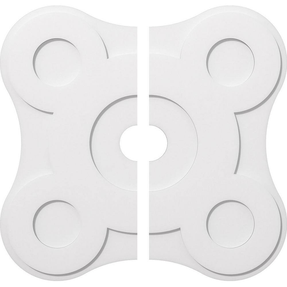 1 in. P X 13-1/4 in. C X 38 in. OD X 5 in. ID Luna Architectural Grade PVC Contemporary Ceiling Medallion, Two Piece price history on PriceWatchPro