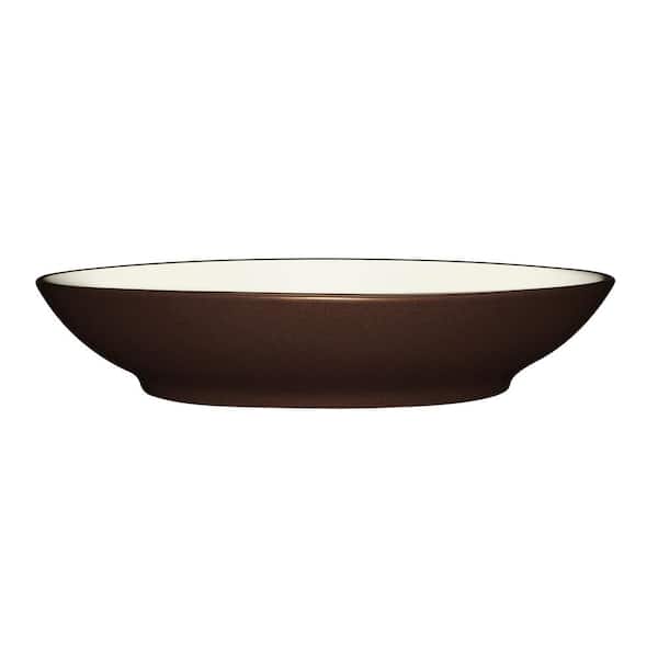 Noritake Colorwave Chocolate Brown Stoneware Coupe Pasta Bowl 9 in., 35 oz.