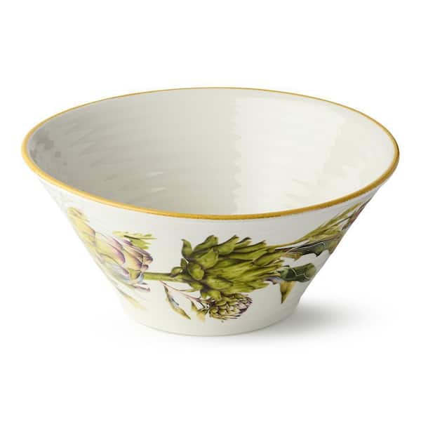 Certified International Verdura 106 fl. oz. Assorted Colors Stoneware Deep Bowl 11 in. x 5 in.
