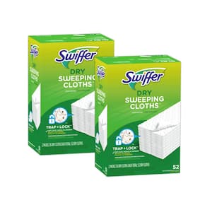 Sweeper Multi-Surface Unscented for Duster Floor Mop Dry Sweeping Cloth Refills (52-Count, 2-Pack)