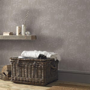 Aura Taupe Vinyl Strippable Wallpaper (Covers 56 sq. ft.)