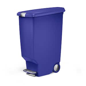 simplehuman 10.6 Gal. / 40L Slim Step Kitchen Trash Can, Hunter