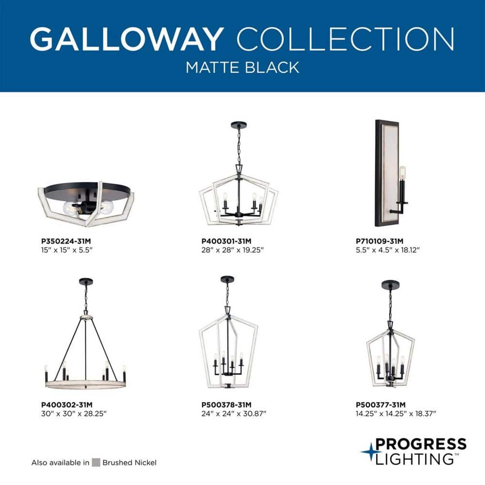 Matte Black and White Glass 2-Light Flush Mount Ceiling Fixture