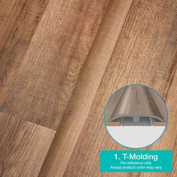 Cement 0.31 in. T x 2 in. W x 78.7 in. L Vinyl 4-in-1 Molding Cement 0.31 in. T x 2 in. W x 78.7 in. L Vinyl 4-in-1 Molding