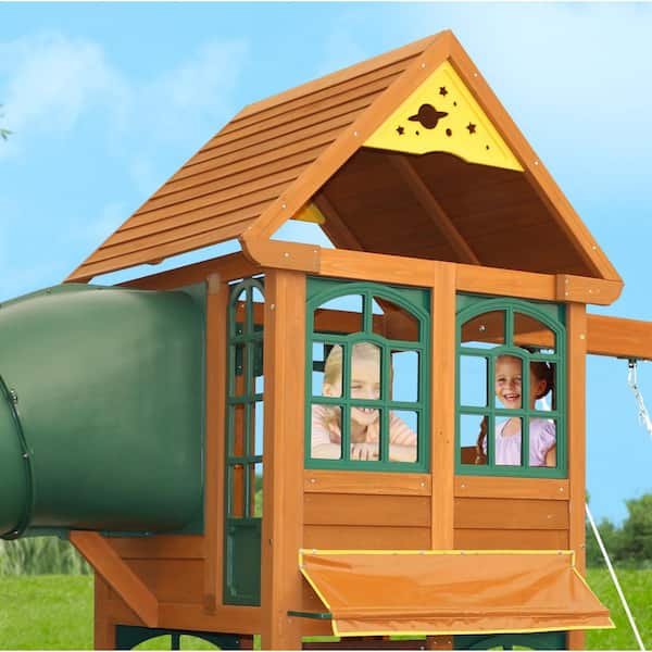 Cloverdale Wooden Swing Set