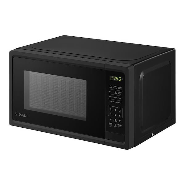 0.7 cu. ft. 700-Watt Countertop Microwave in Black