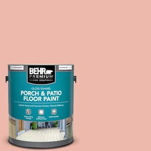 1 gal. #M170-3 Carnation Coral Gloss Enamel Interior/Exterior Porch and Patio Floor Paint