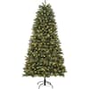 Home Accents Holiday 7.5 ft. Pre-Lit LED Townsend Fir Color Changing 9-Function Artificial Christmas Tree with 1000 Micro Dot Lights W14N0051