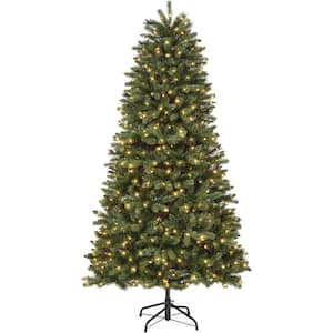 7.5 ft. Pre-Lit LED Townsend Fir Color Changing 9-Function Artificial Christmas Tree with 1000 Micro Dot Lights