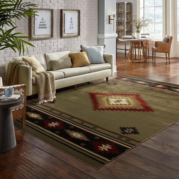 Catskill Green 2 ft. x 8 ft. Runner Rug