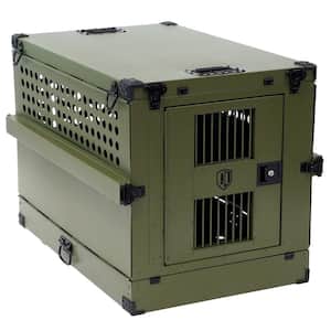 View of Hercules Safe Vehicle Transport Dog Crate with Heavy Duty Aluminum ...