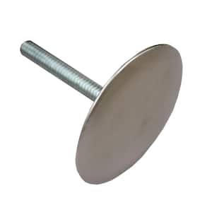 1-3/4 in. O.D. x 2-1/4 in. Length Brass Kitchen Sink Hole Cover with Wingnut in Brushed Nickel PVD