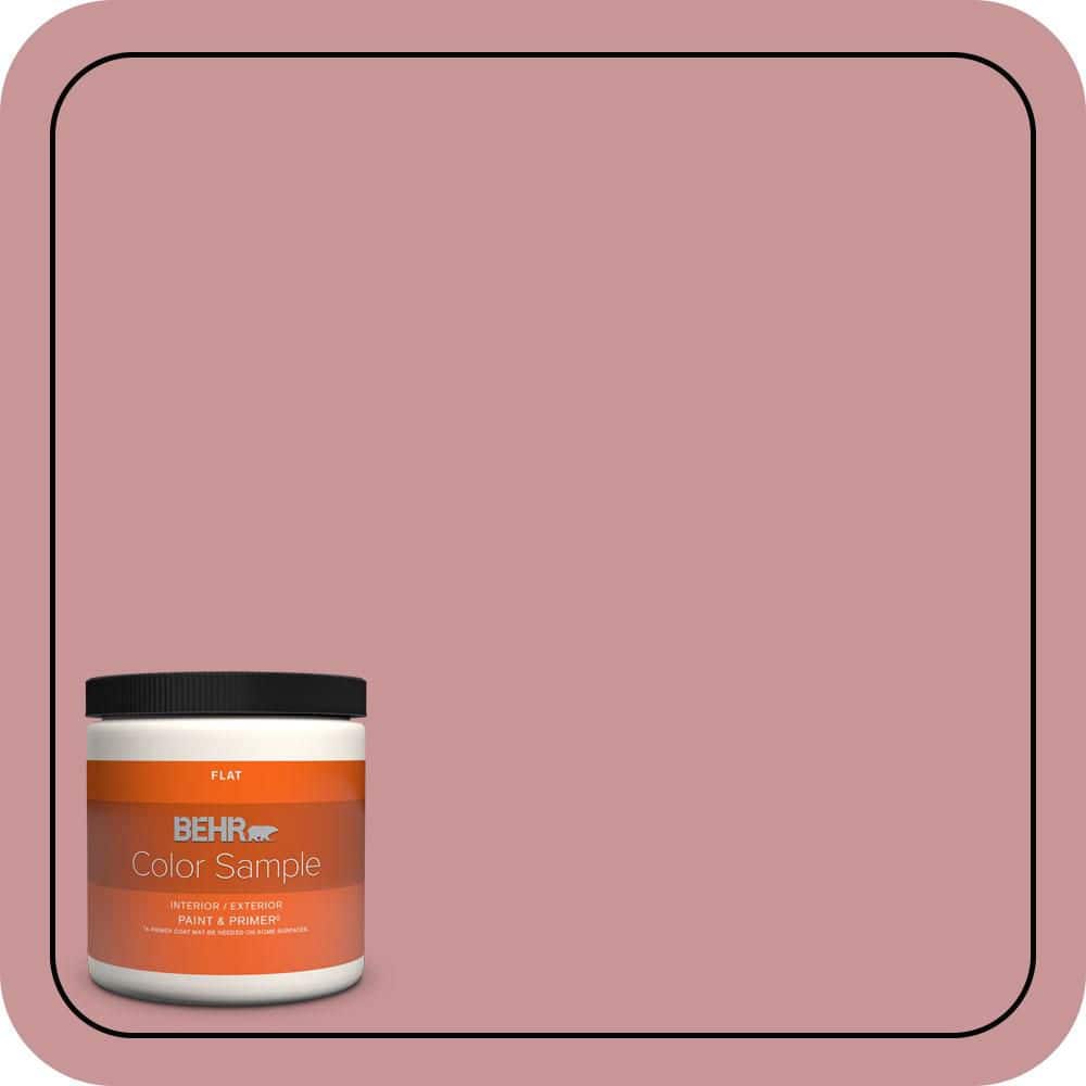 BEHR PREMIUM PLUS 8 oz. #S140-4A Dusty Rose Flat Interior/Exterior