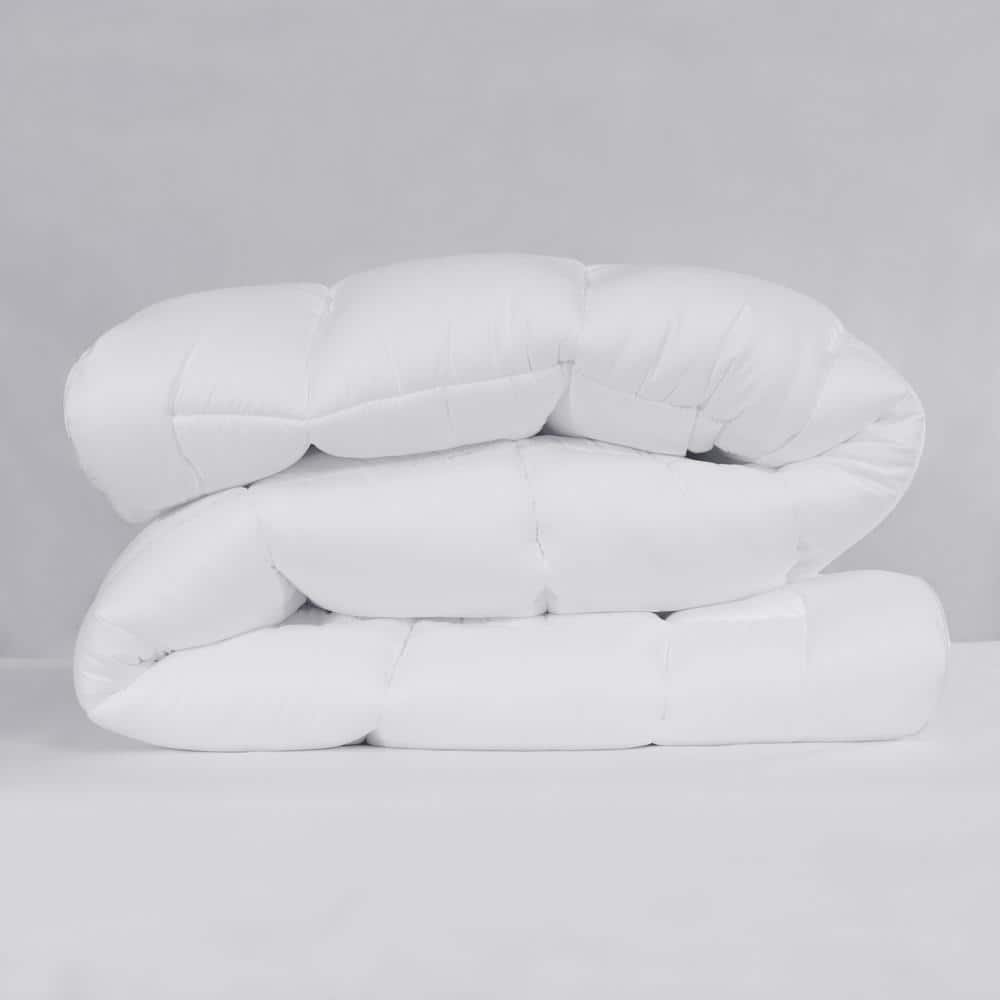 Queen White Down Alternative Pillowtop Mattress Topper