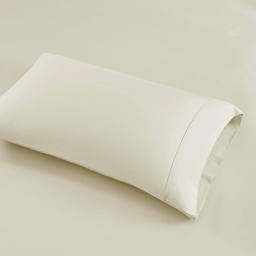 Ivory California King Cotton Blend 4-Piece Sheet Set