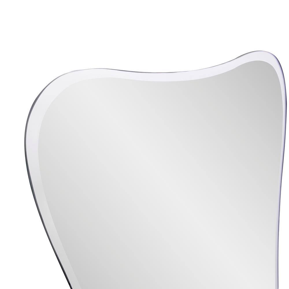 Flared Frameless Rectangular Beveled Wall Mirror 24"x35.5"