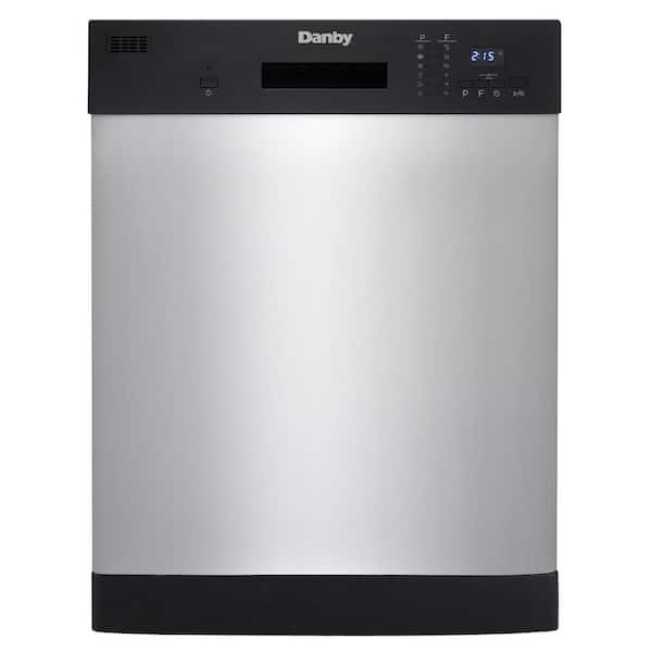 Danby 24 in.Front Control Stainless Steel Dishwasher with Stainless Steel Tub, 52 DB