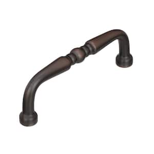 Allison Value 3 in (76 mm) Center-to-Center Oil-Rubbed Bronze Drawer Pull
