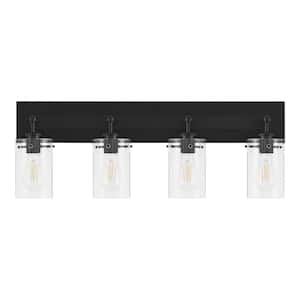 Four light outlet vanity light